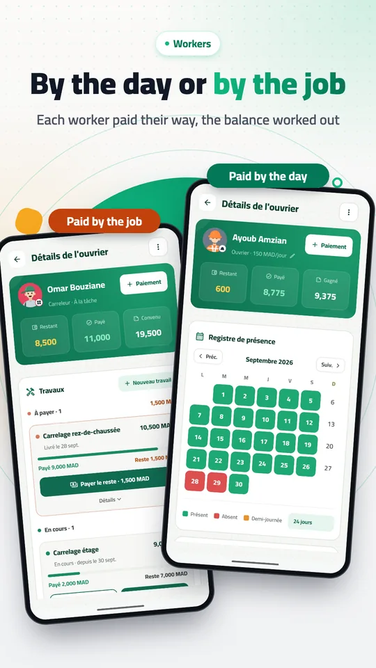 Screenshot of the Ochanti app 3