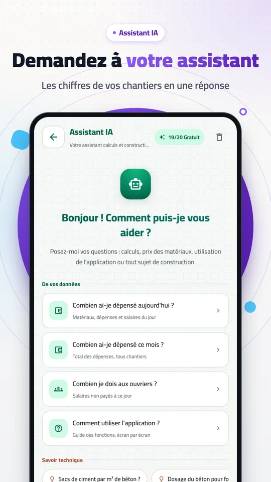 Capture d’écran de l’application Ochanti 2
