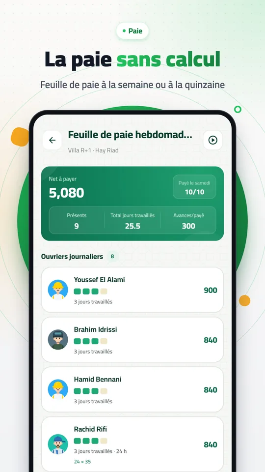 Capture d’écran de l’application Ochanti 4