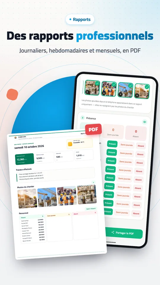 Capture d’écran de l’application Ochanti 8
