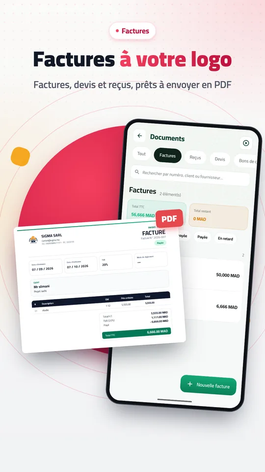 Capture d’écran de l’application Ochanti 9